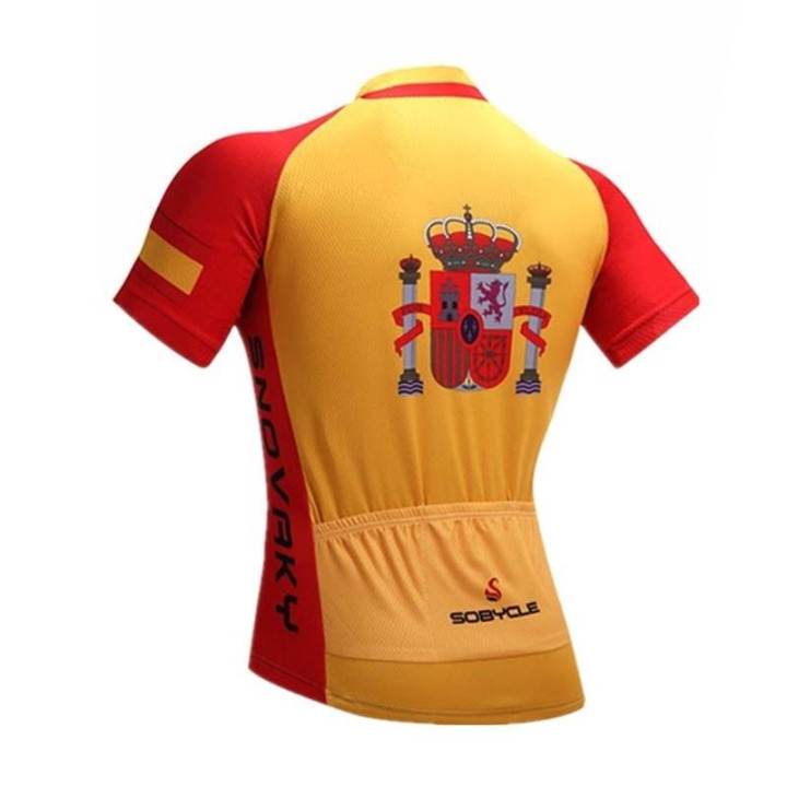 Maillot ciclista corto España: comodidad y frescura para tus rutas
