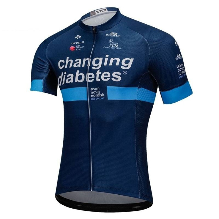 Maillot Ciclista Corto Changing Diabetes: comodidad y frescura para tus rutas