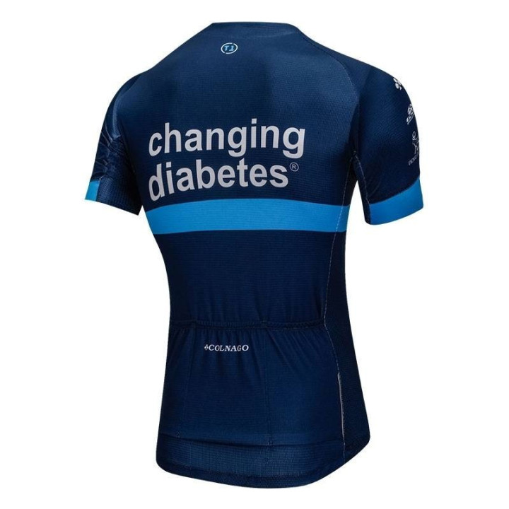 Maillot Ciclista Corto Changing Diabetes: comodidad y frescura para tus rutas