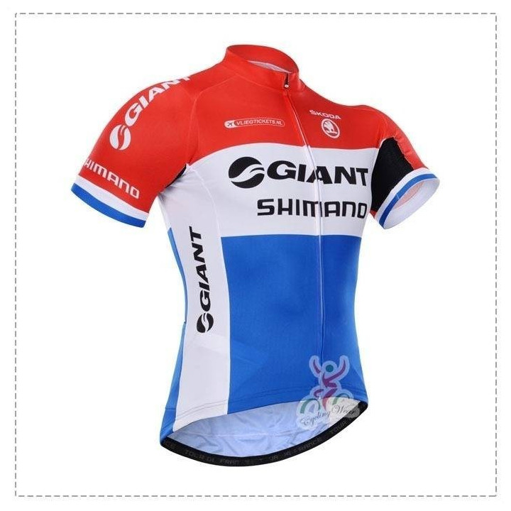 Maillot ciclista corto Giant: calidad y comodidad para tus rutas