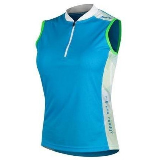 Maillot Spiuk Race Mujer Azul: Comodidad y Estilo para Ciclismo