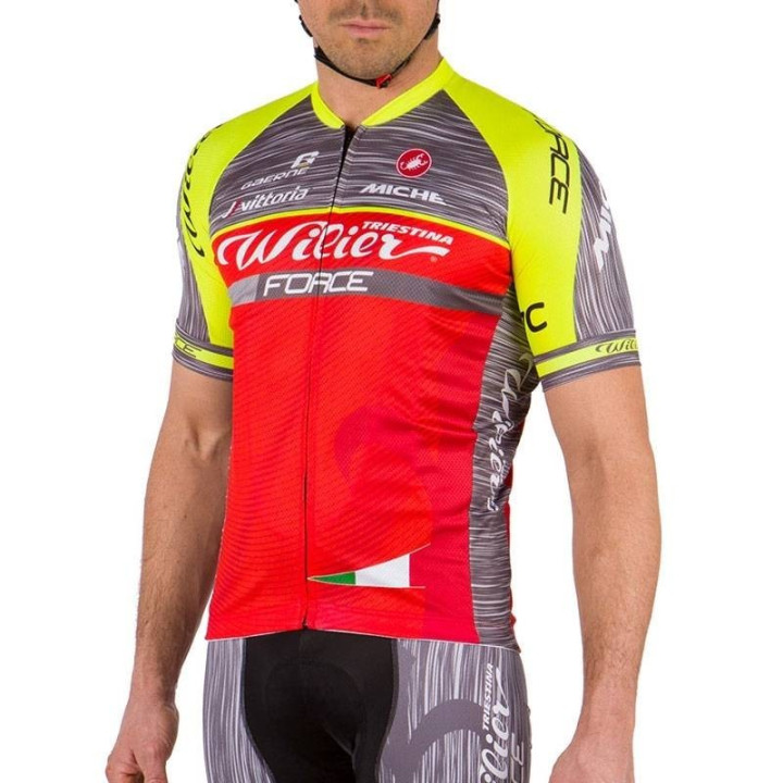 Maillot Ciclista Corto WILIER FORCE: comodidad y frescura en cada pedaleada