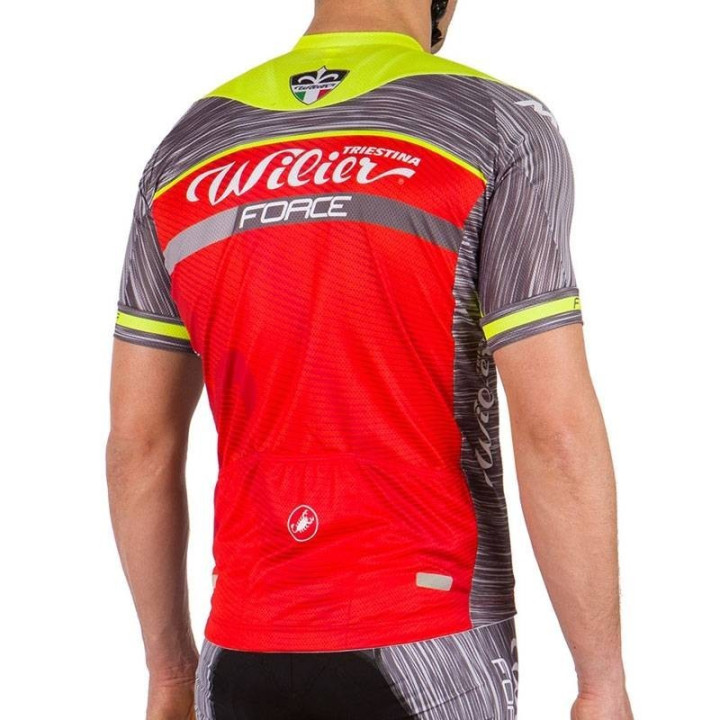 Maillot Ciclista Corto WILIER FORCE: comodidad y frescura en cada pedaleada