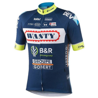 Maillot Ciclista Corto WANTY GROUPE GOBERT para estar cómodo y fresco en tus rutas