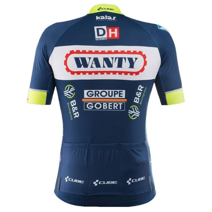 Maillot Ciclista Corto WANTY GROUPE GOBERT para estar cómodo y fresco en tus rutas