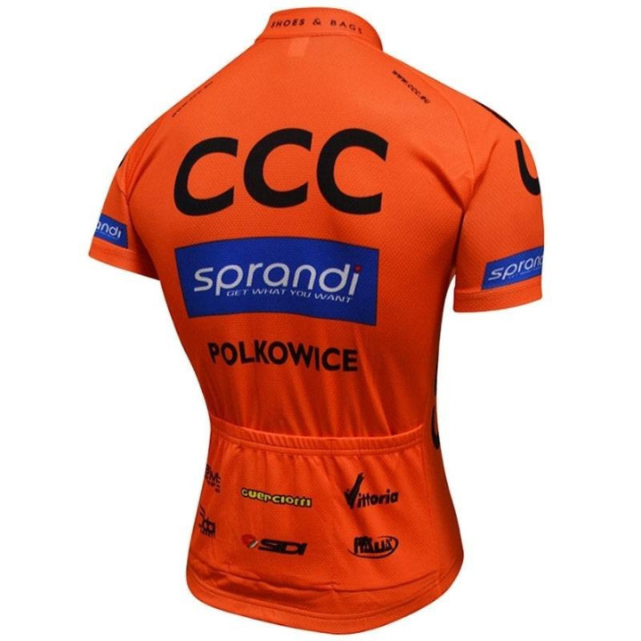 Maillot Ciclista Corto CCC SPRANDI: comodidad y estilo para pedalear