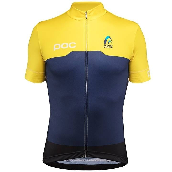 Maillot Ciclista Corto del Equipo Nacional Sueco, comodidad y frescura para tus rutas