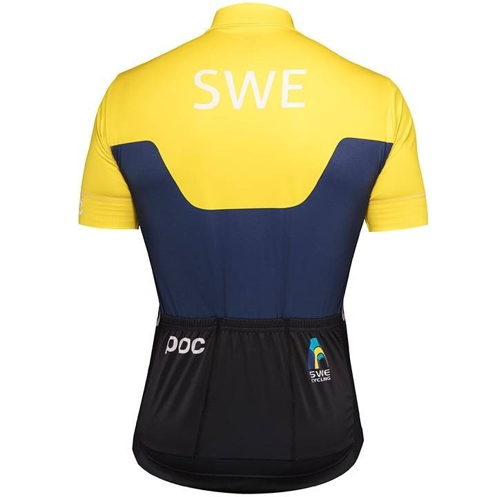 Maillot Ciclista Corto del Equipo Nacional Sueco, comodidad y frescura para tus rutas