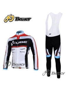 ropa térmica de ciclismo CUBE con tirantes para estar cómodo y fresco