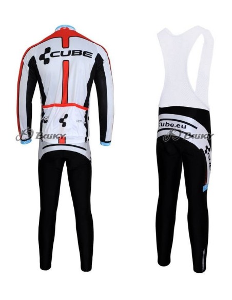 ropa térmica de ciclismo CUBE con tirantes para estar cómodo y fresco