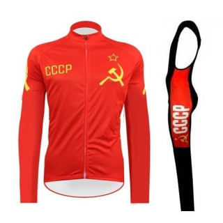 Ropa térmica de ciclismo CCCP con tirantes para estar cómodo y fresco