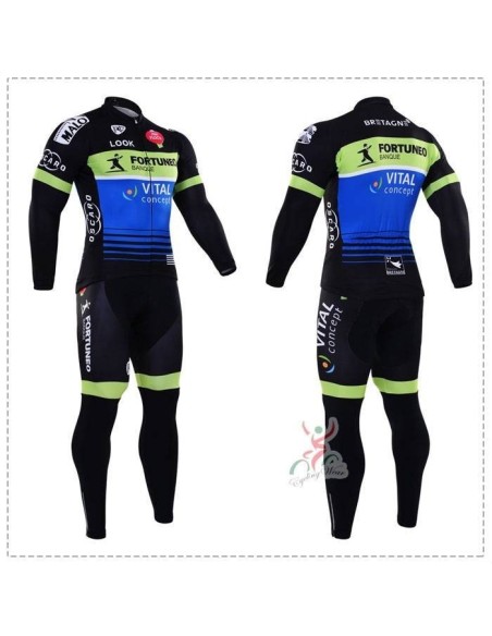 Ropa térmica de ciclismo Fortuneo Banque Vital Concept, comodidad y calidad para tus rutas