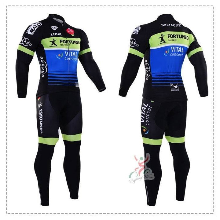 Ropa térmica de ciclismo Fortuneo Banque Vital Concept, comodidad y calidad para tus rutas