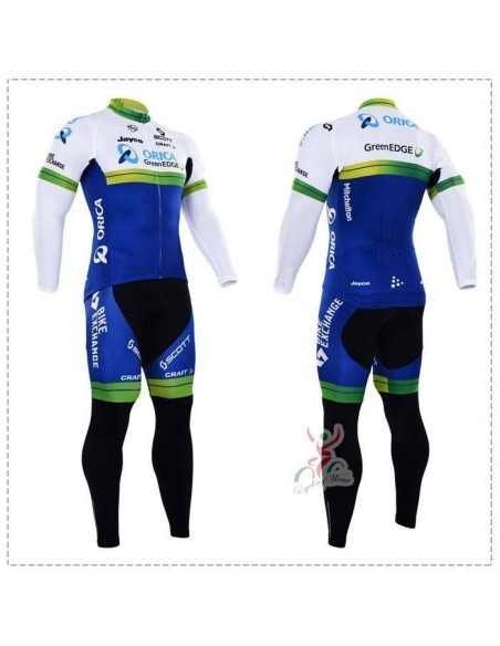 Ropa térmica de ciclismo Orica GreenEdge para sentirte cómodo y fresco en cada ruta