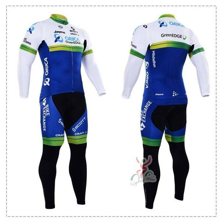 Ropa térmica de ciclismo Orica GreenEdge para sentirte cómodo y fresco en cada ruta