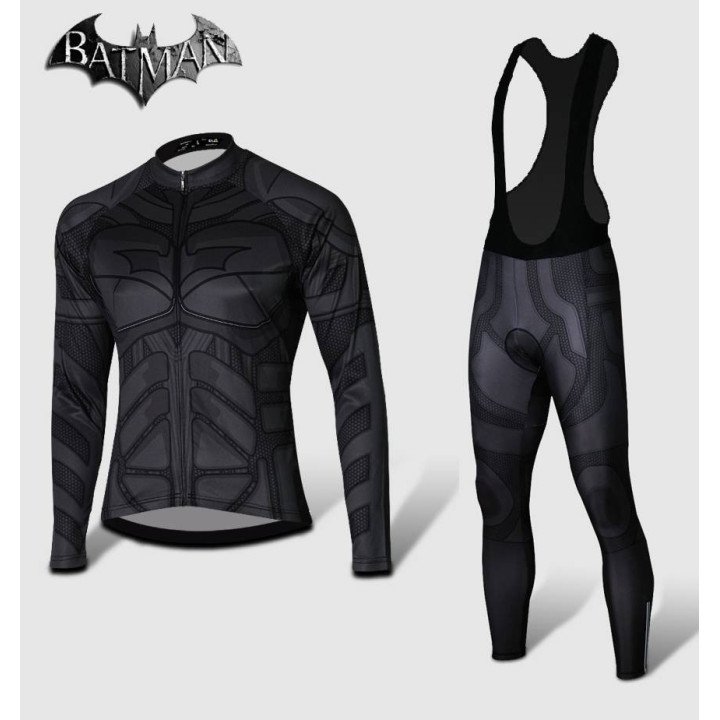 Ropa térmica de ciclismo BATMAN con tirantes: comodidad y estilo para tus pedales