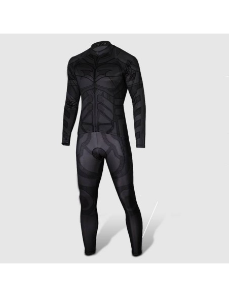 Ropa térmica de ciclismo BATMAN con tirantes: comodidad y estilo para tus pedales