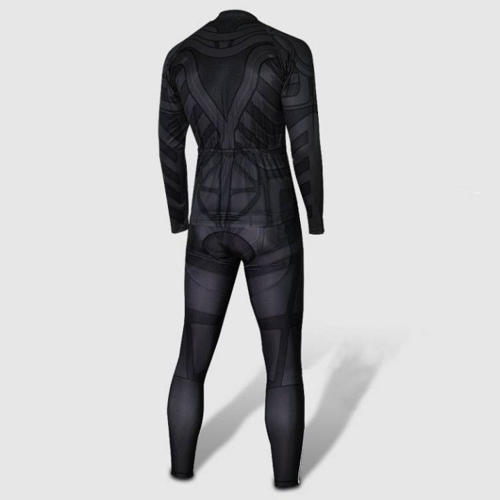Ropa térmica de ciclismo BATMAN con tirantes: comodidad y estilo para tus pedales