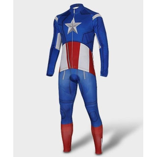 Ropa térmica de ciclismo Captain America: comodidad y estilo para tus paseos