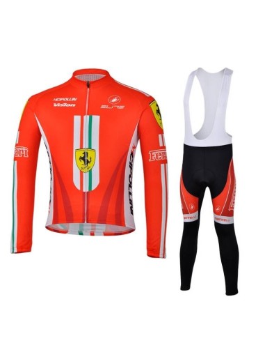 Ropa de ciclismo térmica Ferrari: comodidad y estilo para tus rutas