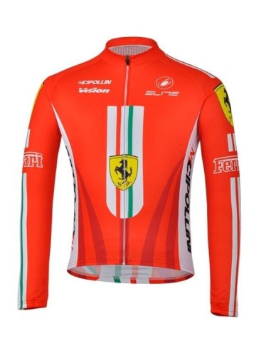 Ropa de ciclismo térmica Ferrari: comodidad y estilo para tus rutas