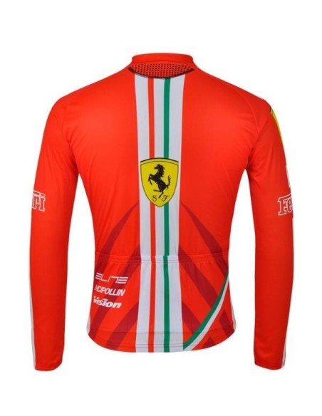Ropa de ciclismo térmica Ferrari: comodidad y estilo para tus rutas