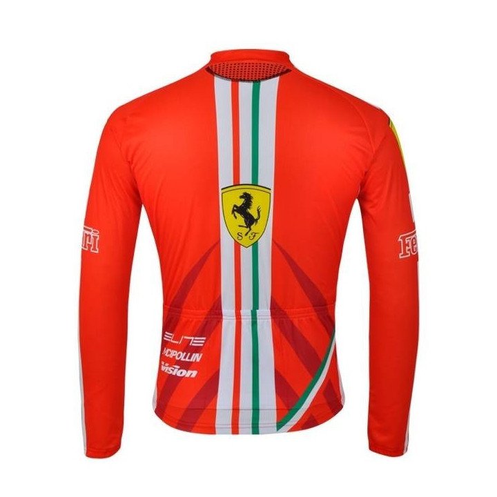 Ropa de ciclismo térmica Ferrari: comodidad y estilo para tus rutas
