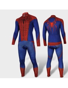 Ropa térmica de ciclismo Spider Man: comodidad y estilo para tus pedaleadas