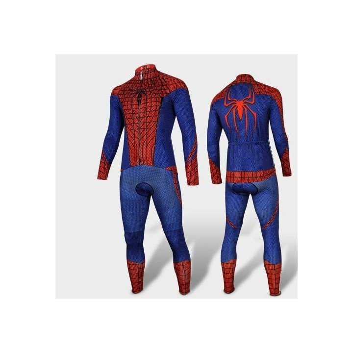 Ropa térmica de ciclismo Spider Man: comodidad y estilo para tus pedaleadas