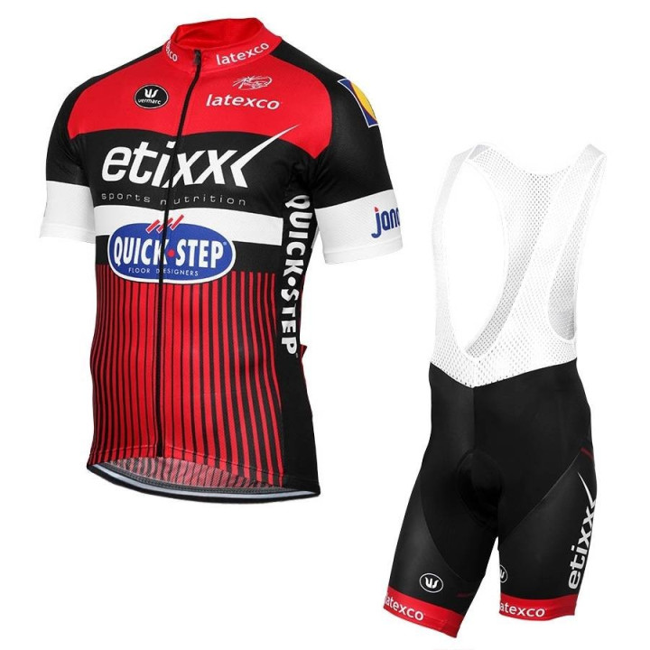 Conjunto de Ciclismo de Verano ETIXX-QUICK STEP: Comodidad y Estilo para tus Paseos