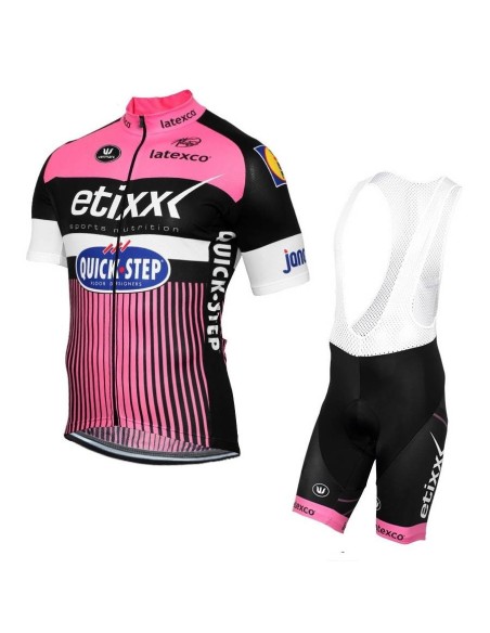 Conjunto de Ciclismo de Verano ETIXX-QUICK STEP: Comodidad y Estilo en Cada Pedalada