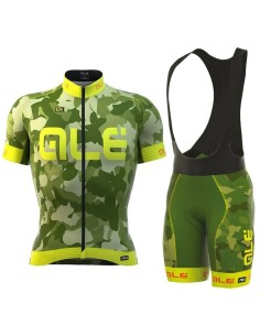 Conjunto corto de ciclismo ALE GRAPHICS PRR CAMO: comodidad y frescura para tus rutas