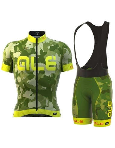 Conjunto corto de ciclismo ALE GRAPHICS PRR CAMO: comodidad y frescura para tus rutas