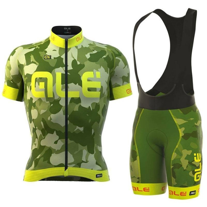 Conjunto corto de ciclismo ALE GRAPHICS PRR CAMO: comodidad y frescura para tus rutas