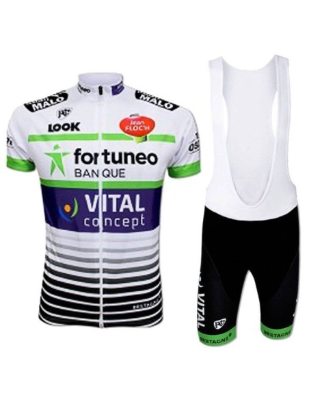 Conjunto corto de ciclismo Fortuneo: comodidad y frescura para tus paseos