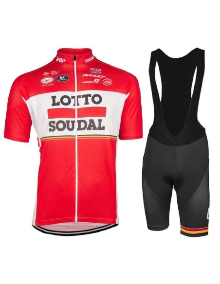 Conjunto corto de ciclismo Lotto: comodidad y estilo para tus rutas de verano