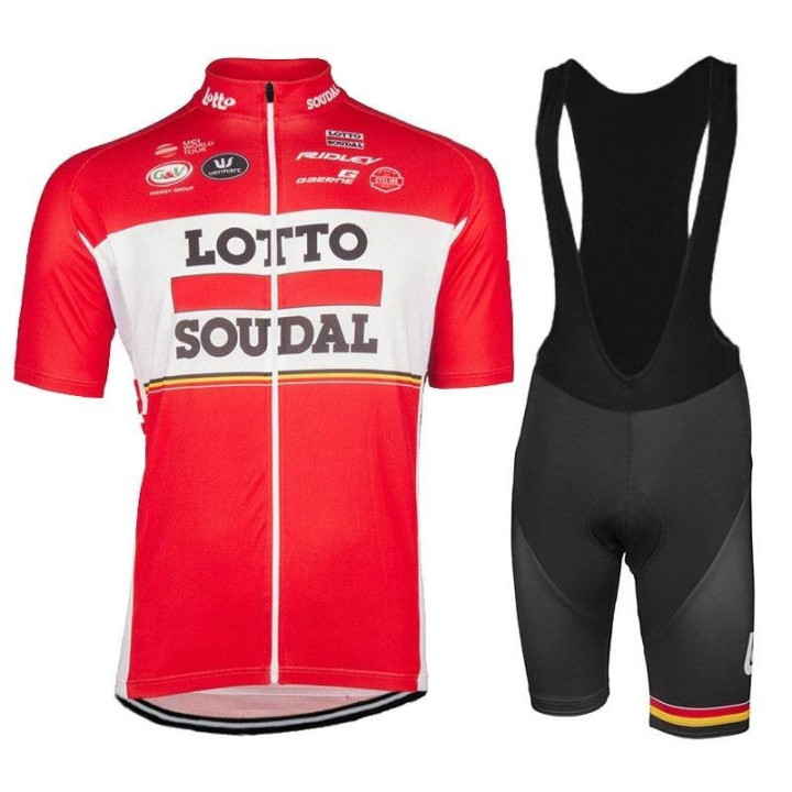 Conjunto corto de ciclismo Lotto: comodidad y estilo para tus rutas de verano