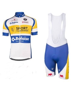 Conjunto corto de ciclismo SPORT VLAANDEREN BALOISE para un verano cómodo y fresco