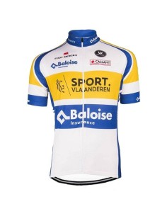 Conjunto corto de ciclismo SPORT VLAANDEREN BALOISE para un verano cómodo y fresco 2