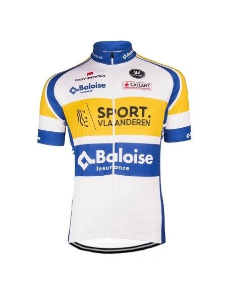 Conjunto corto de ciclismo SPORT VLAANDEREN BALOISE para un verano cómodo y fresco