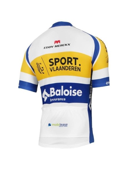 Conjunto corto de ciclismo SPORT VLAANDEREN BALOISE para un verano cómodo y fresco
