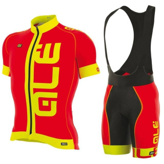 Conjunto corto de ciclismo ALE GRAPHICS PRR ARCOBALENO para un verano cómodo y fresco