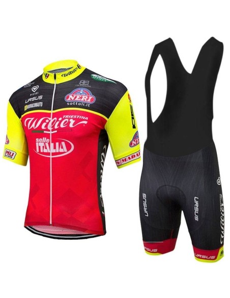 Conjunto Corto de Ciclismo WILIER SELLE ITALIA para un Verano Cómodo y Fresco