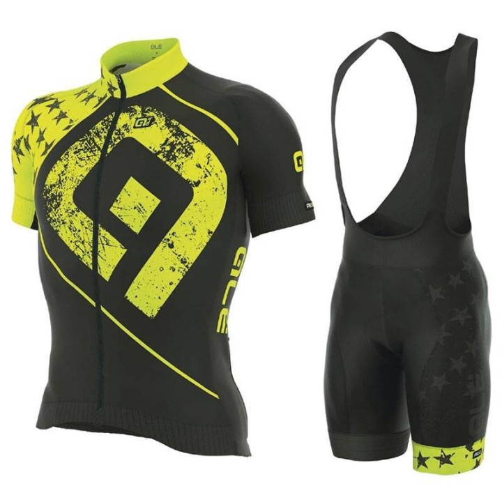 Conjunto corto de ciclismo ALE GRAPHICS PRR STAR para pedalear cómodo y fresco