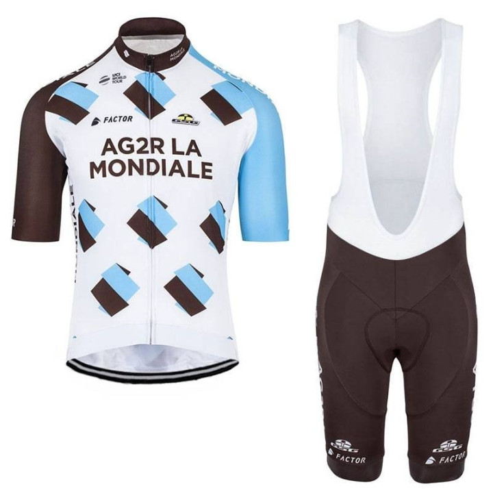 Conjunto de ciclismo corto AG2R LA MONDIALE: comodidad y frescura para tus paseos
