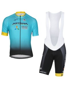 Conjunto corto de ciclismo Astana: comodidad y frescura para tus rutas