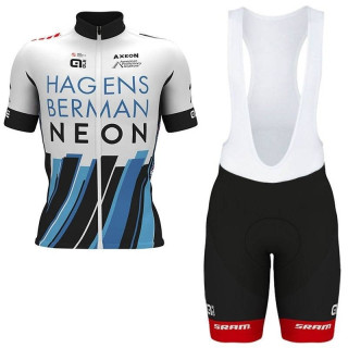 Conjunto corto de ciclismo AXEON HAGENS BERMAN NEON para un verano cómodo y fresco