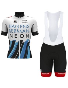 Conjunto corto de ciclismo AXEON HAGENS BERMAN NEON para un verano cómodo y fresco