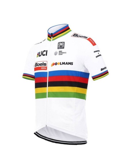 Conjunto corto de ciclismo BOELS UCI DOLMANS: comodidad y estilo para tus paseos