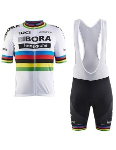 Conjunto corto de ciclismo BORA UCI hansgrohe: comodidad y estilo para tus rutas
